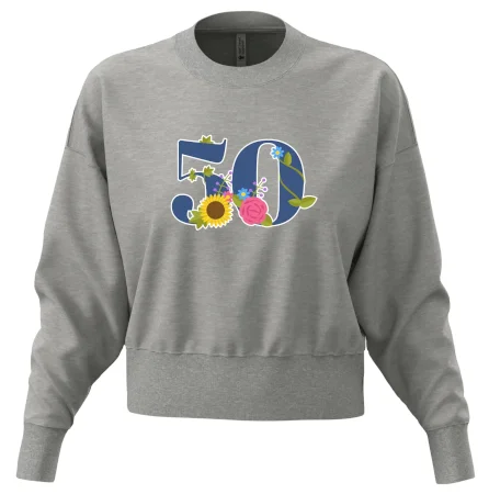 Kvetinové číslo kreslené - 50