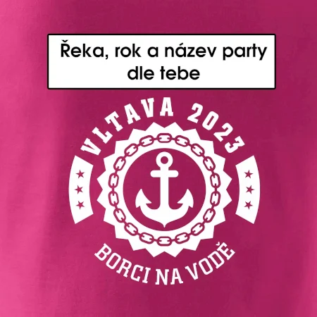 K vode - kotva (vlastný nápis)