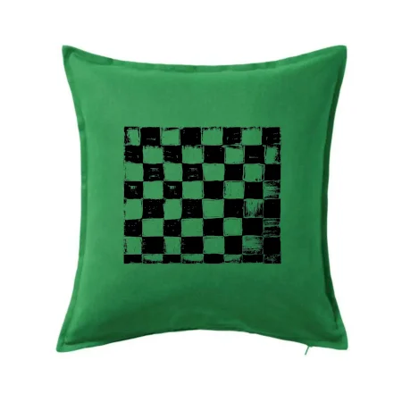 Šachovnica čierna kreslená