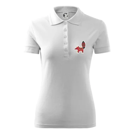 Folklór na prsníku líška