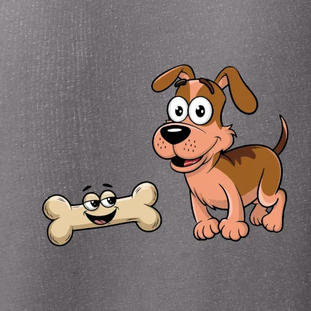 Parové tričko - Pes a kosť