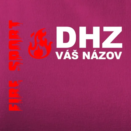 DHZ (oheň, firesport, názov sboru - vlastný nápis)