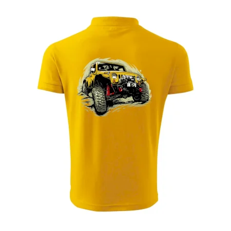 Žltý offroad s navijakom