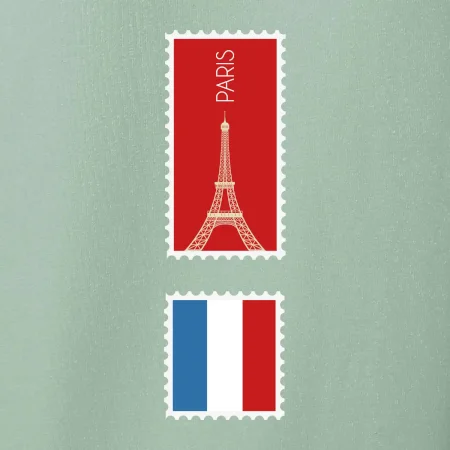 Paríž známka farebná