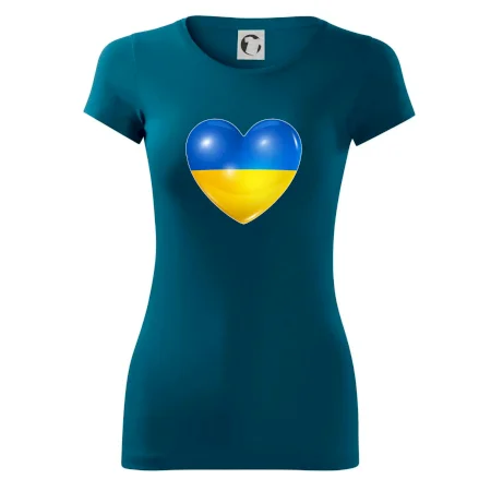 Ukrajina srdce vlajka