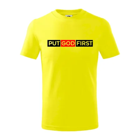 Put God first obdĺžnik