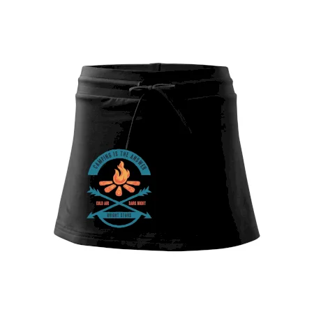Camping oheň