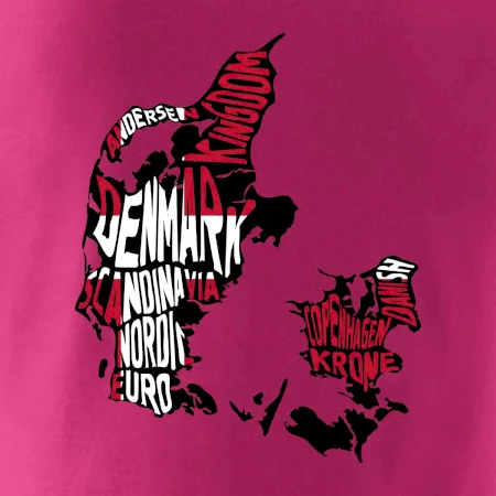 Mapy - názvy miest - Dánsko