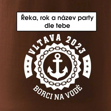 K vode - kotva (vlastný nápis)
