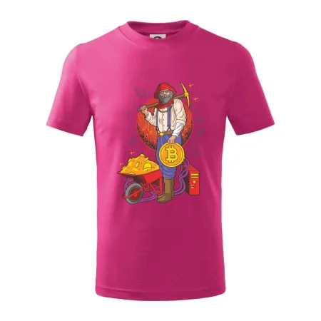 Baník ťaží Bitcoiny