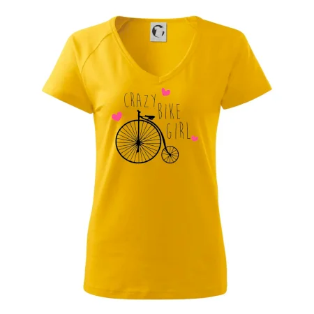 Crazy bike girl