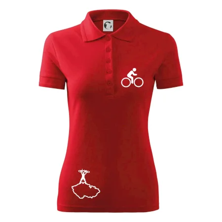 Mapa ČR + kolo na prsu