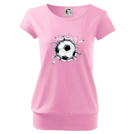 Futbalová lopta v triku
