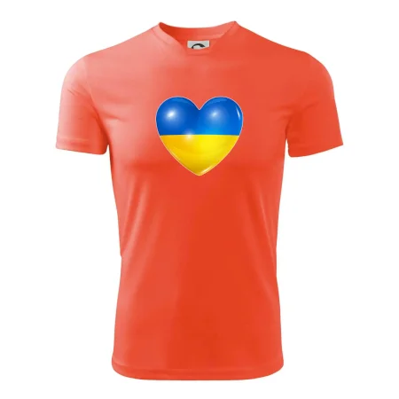 Ukrajina srdce vlajka