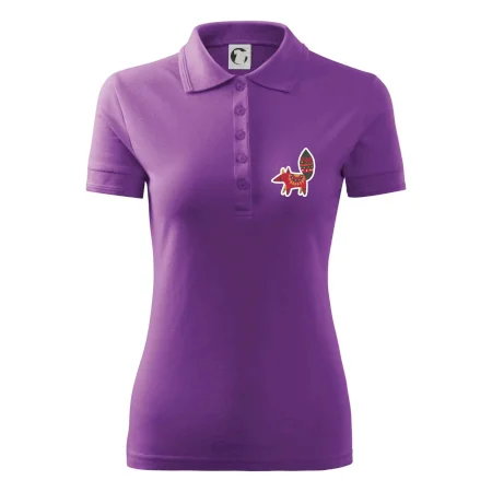 Folklór na prsníku líška