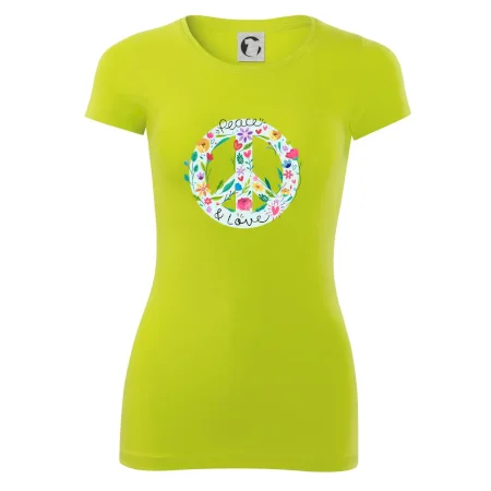 Peace and love symbol