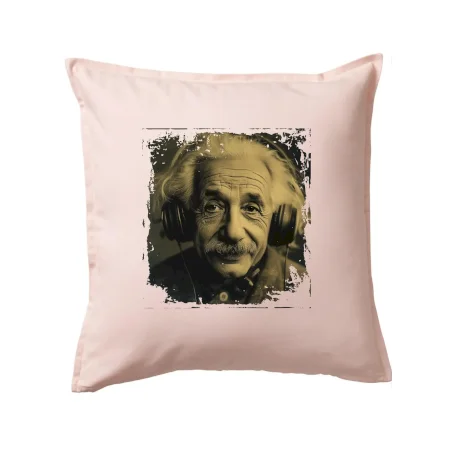Albert Einstein so slúchadlami