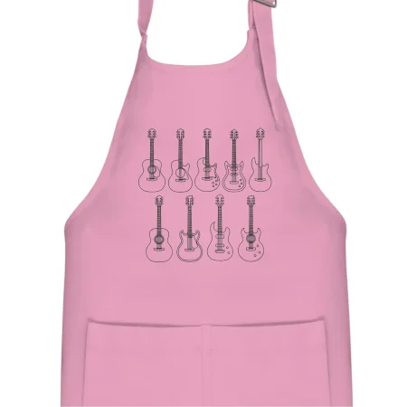 Typy gitár čiernej kresby