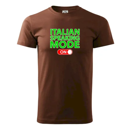 Italian speaking mode - ON
