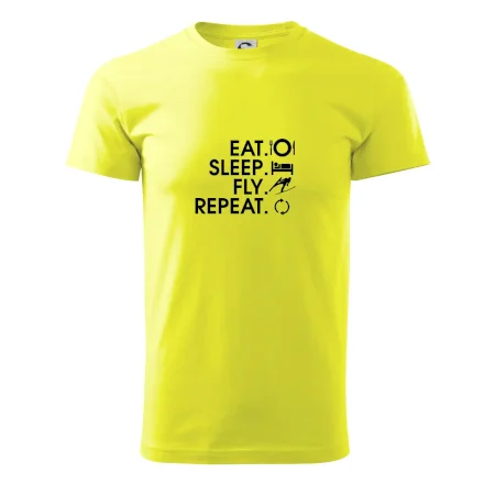 Eat sleep fly repeat - skoky na lyžiach