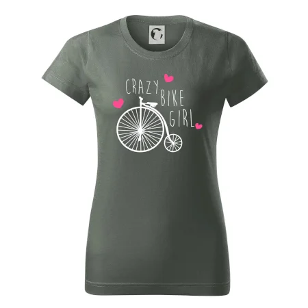 Crazy bike girl