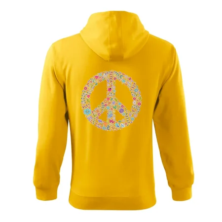Peace symbol lístočky