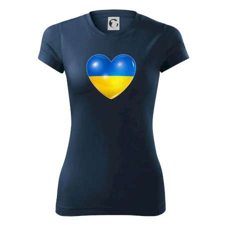 Ukrajina srdce vlajka