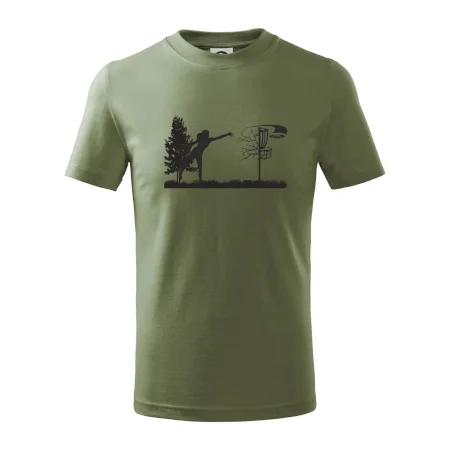 Disc golf - žena čierny obrázok