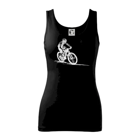 MTB kreslený cyklista