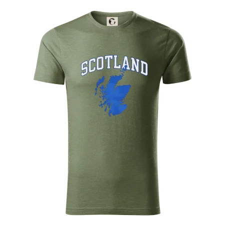 Scotland nápis s mapou