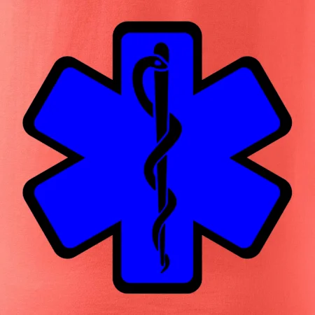 Rescue - Hviezda na prsníku + nápis na chrbte