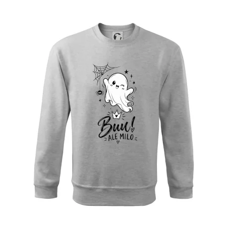 Buu ale milo - roztomilý duch čiernobiely