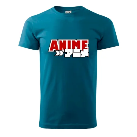 Anime nápis červený