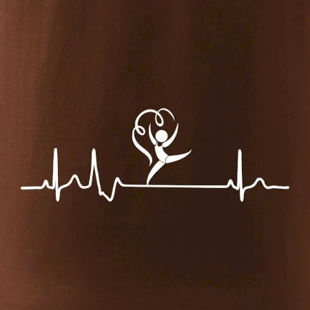 EKG moderná gymnastika stuha