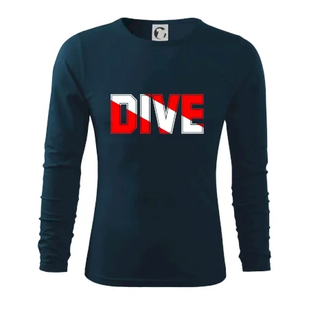 Dive nápis vlajka