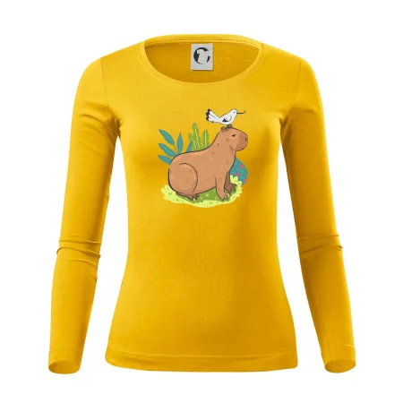 Kapybara a vtáčik