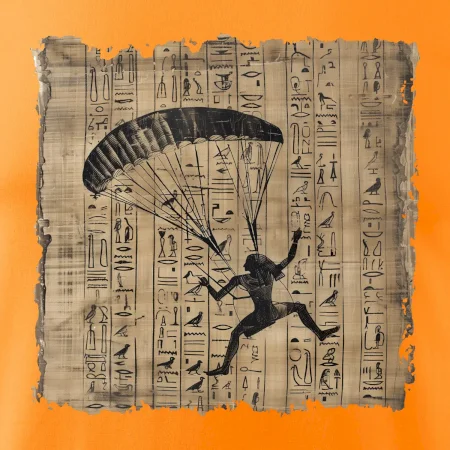 Egyptské hieroglyfy paraglide