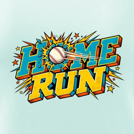 Home run komiksový nápis