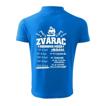 Hodinová mzda zvárač