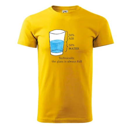 Technically, the glass is always full