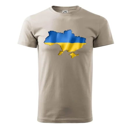Ukrajina vlajka mapa