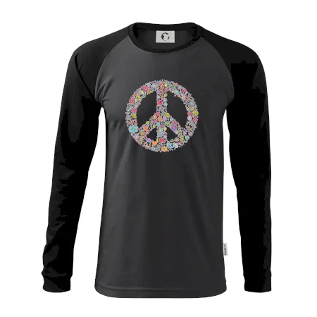 Peace symbol lístočky