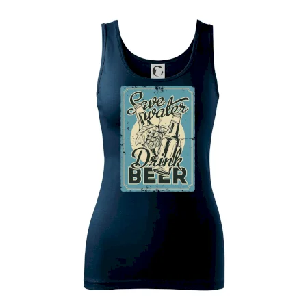 Save water drink beer poster