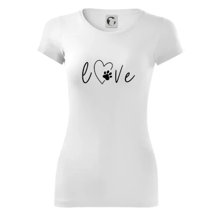 Love nápis zviera