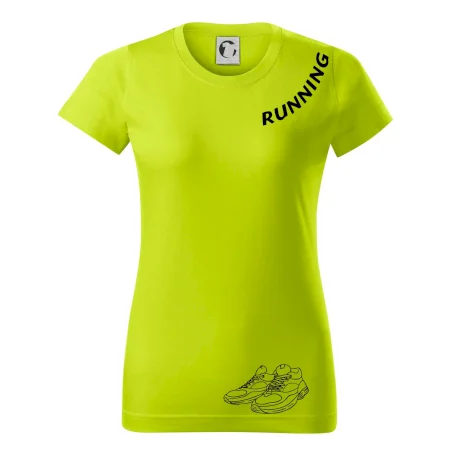 Running nápis šikmo