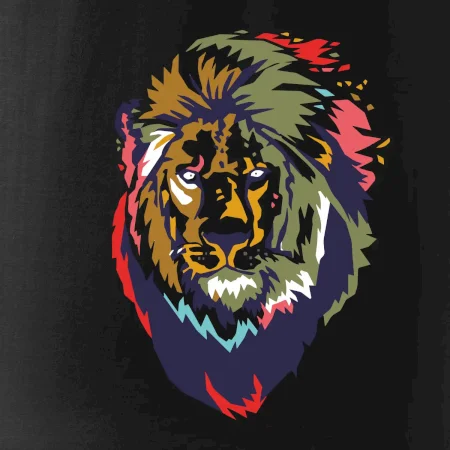 Hlava leva kreslená jednoduchá