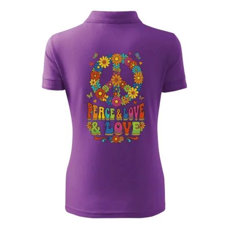 Peace and love - na výšku s květy