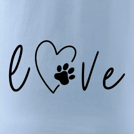 Love nápis zviera