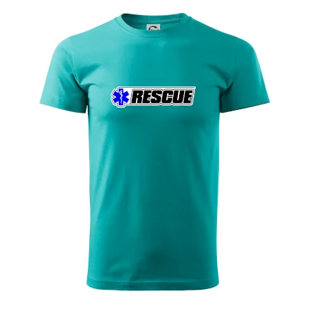 Záchranár rescue kríž modrý