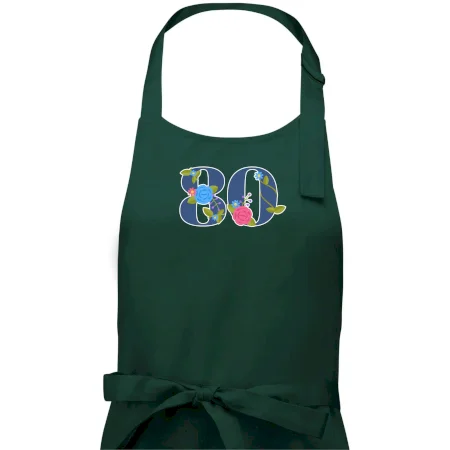 Kvetinové číslo kreslené - 80
